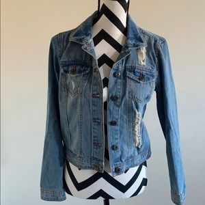 Distressed Denim jacket